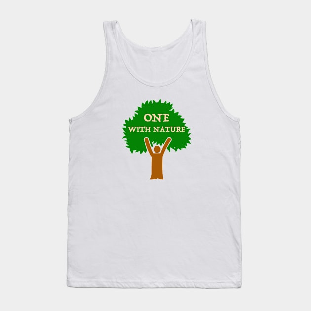 One With Nature Tank Top by FlashMac